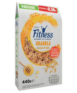 Nestlé Fitness Granola Vanille 440g (lot de 4)