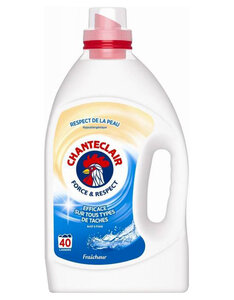 Chanteclair Force Et Respect Lessive Hypoallergénique Fraîcheur 2,2L (lot de 2)