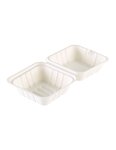 Boîte coque en pulpe de canne à sucre 2 (1 colis 250 boites)
