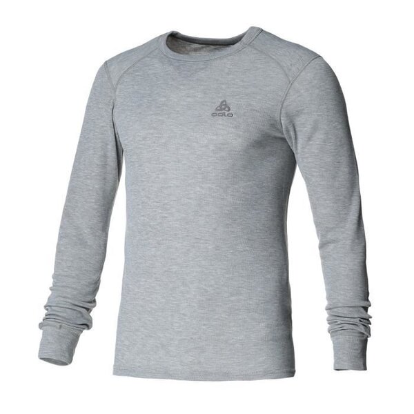 ODLO T-Shirt de ski Ts Ml Warm H - Homme - Gris