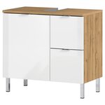 Germania Armoire de plancher sous-lavabo GW-Mauresa 60x34x56 cm Blanc
