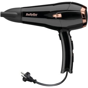 BABYLISS D373E - Seche cheveux - 2000W - Moteur DC - Fonction ionique - 3 températures - 2 vitesses - Cordon rétractable