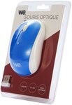 Souris Optique sans fil We Deluxe V3 (Bleu)
