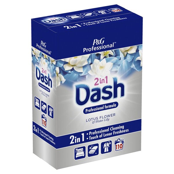 2 en 1 - Lessive en poudre - Parfum lotus et lys - Baril de 110 doses (bouteille 7.7 kilogrammes)
