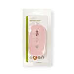 Souris filaire Nedis (Rose)