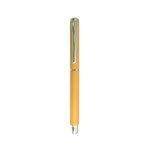 Stylo Plume Cristo 13 x 1.1 cm - Corps métal - Pointe Iridium - Jaune