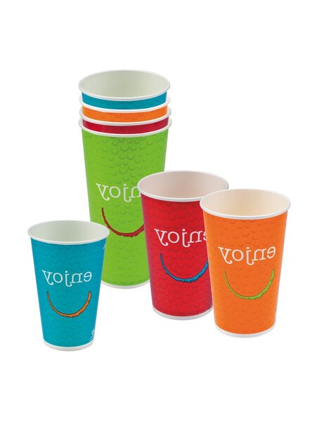 Gobelet carton impression ENJOY 25cl (colis de 2000 gobelets)