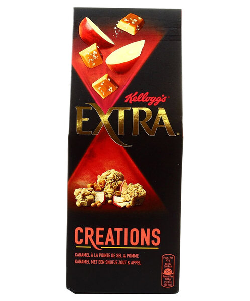 Kellogg's Kellogg’s Extra Créations Caramel à La Pointe De Sel et Pomme 320g (lot de 3)