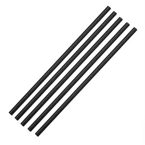 Paille biodégradable en papier Fiesta Green - Noire - Lot de 250 - Papier