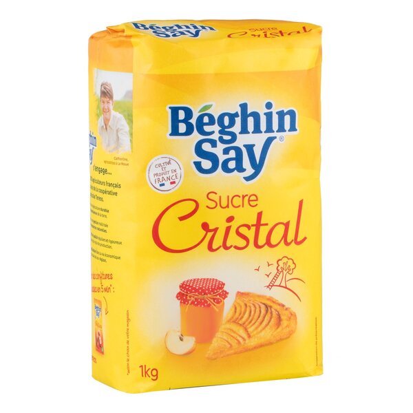 Béghin Say Sucre Cristal 1Kg (lot de 6)