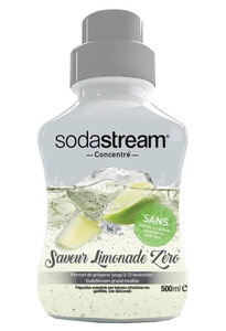 Sodastream Concentré Saveur Limonade Zéro 500ml (lot de 3) 30078075
