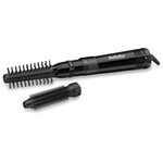 BABYLISS 668E - Brosse soufflante 300W - 2 brosses 22mm : poils souples/picots rigides - 2 températures - Format compact - Noir