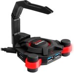 Organisateur de câble de souris Mars Gaming MMS2 Pro (Noir/Rouge)