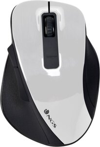 Souris sans fil NGS Bow (Noir/Blanc)