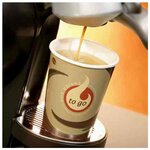 Lot de 50 Gobelets en carton café 'Coffee To Go' H91mm 0,2 l PAPSTAR