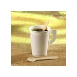 Boite de 100 Cuillère à café en bois 'pure' 11 cm PAPSTAR