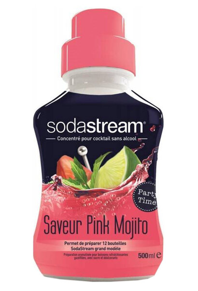 Sodastream Concentré pour Cocktail sans Alcool Saveur Pink Mojito 500ml (lot de 4)