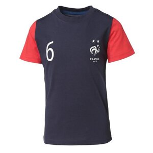 WEEPLAY T-shirt Football FFF Pogba - Maillot Enfant 100% coton jersey