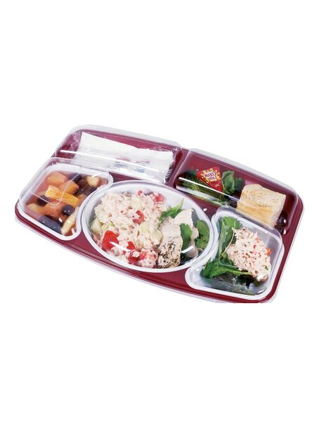 Plateau repas prestige NOIR 46 x 30 x 6,3cm (1 colis 50 plateaux)