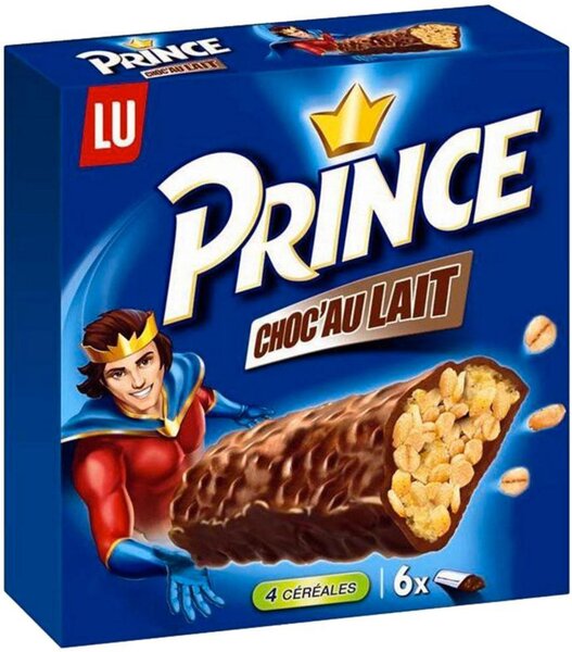 Prince Barre au Chocolat au Lait 125g (lot de 3)
