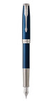 PARKER Sonnet stylo plume, Bleu Raffiné, attributs palladium, plume fine 18 carats – Livré dans son écrin
