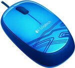 Souris filaire Logitech M105 (Bleu)