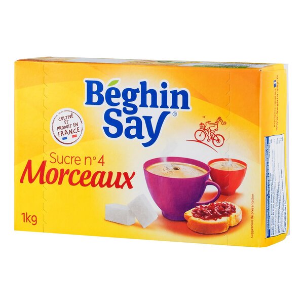 Béghin Say Sucre n°4 Morceaux 1Kg (lot de 6)