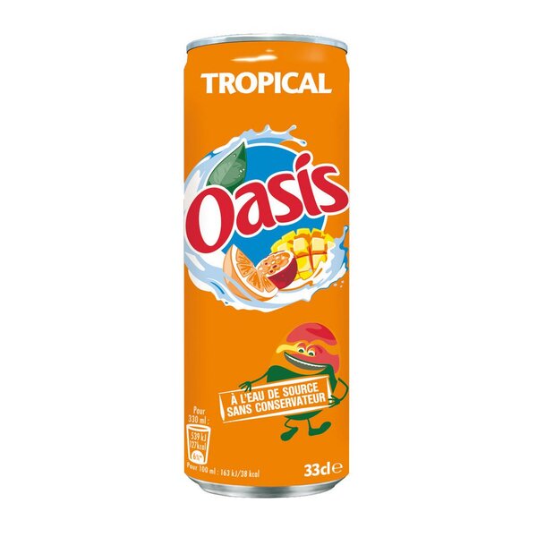 Tropical Boîte 33 cl (paquet 24 unités)