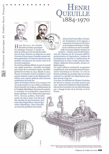 Document philatélique Queuille