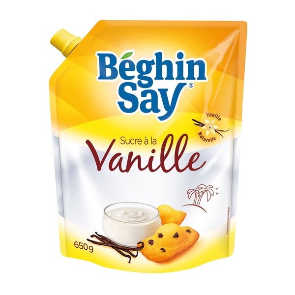 Béghin Say Sucre à la Vanille Naturelle 650g (lot de 3)