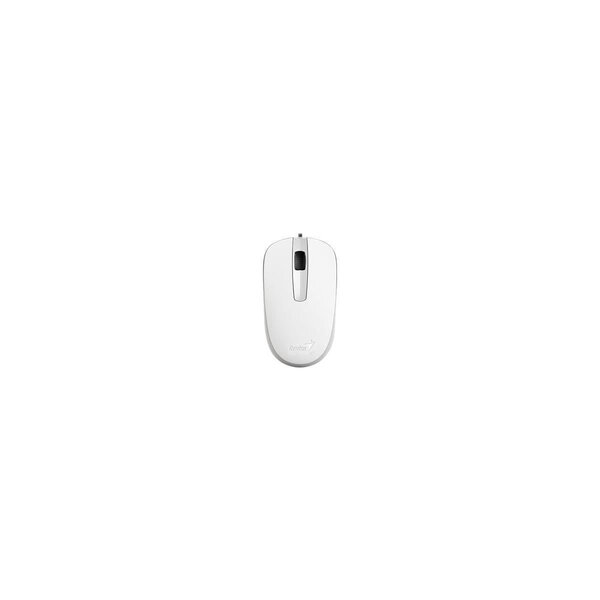 Genius Souris Dx-120 - Filaire -3 Boutons - Optique - 1000 Dpi - Blanc - Pc / Mac