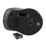 T'nB Souris optique sans fil ultra mini récepteur USB 2,4 GHz -Rouge