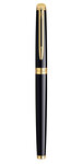 WATERMAN Hemisphere Stylo plume, noir brillant, plume moyenne, encre bleue, Coffret cadeau