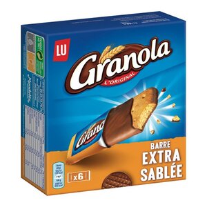 LU Granola L’Original Barre Extra Sablée 168g (lot de 6)
