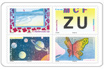 Carnet - La vue - 12 timbres autocollants