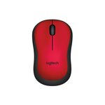 LOGITECH Souris Silencieuse M220 Silent - Sans Fil - Rouge