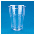 Lot de 1000: Gobelet plastique PET transparent 20 cl