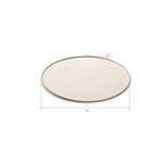 Assiette Plate Pizza Pulpe de Cellulose Biodégradable 32,5 cm - SDG - Lot de 200 - Pulpe de cellulose