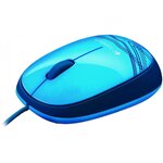 Souris filaire Logitech M105 (Bleu)
