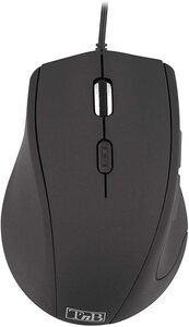 Souris filaire T'nB Lefty pour gaucher (Noir)