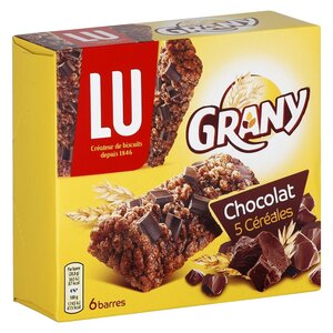 LU Grany Chocolat 5 Céréales 125g (lot de 6)