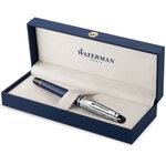 WATERMAN Expert L'Essence du bleu Stylo plume, Bleu, Plume fine, encre bleue, Coffret cadeau