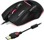 Souris filaire Spirit of Gamer Elite-M10 + Tapis (Noir)