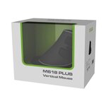 DELUX Souris Verticale Ergo Noire - Sans fil