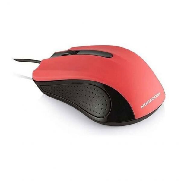 Souris Optique Filaire Modecom Rouge (MC-M9)
