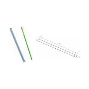 Paille en PLA Biodégradable Sachet Individuel Verte - SDG - Lot de 4000 - Acide polyactique (PLA)
