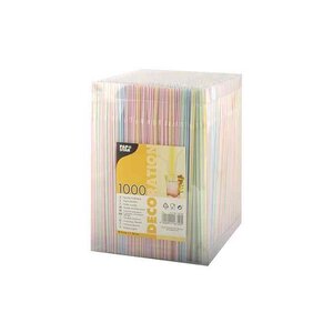 PAP STAR pailles, flexibles, rayées, en polypropylène PAPSTAR