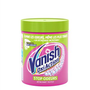 Detachant Textile Poudre Stop Odeurs 470g VANISH