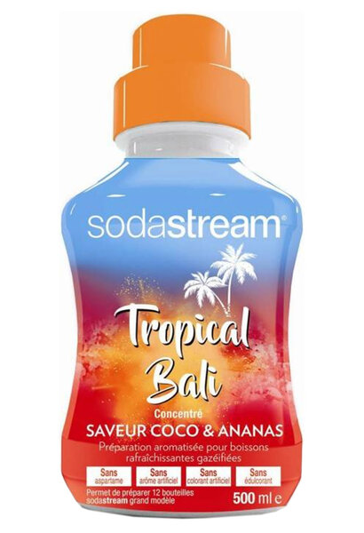 Sodastream Tropical Bali Concentré Saveur Coco et Ananas 500ml (lot de 8)