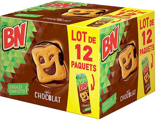 BN Chocolat (lot de 6 soit 72 paquets)